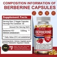 thumbnail image 2 of MENXI  Berberine with Ceylon Cinnamon 1200mg  Blood Sugar Support Supplement Health  Immune,120 capsules, 2 of 6