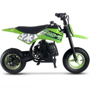 MotoTec DB-02 Gasoline 50cc Dirt Bike for 13+ Years Old - Green