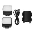 thumbnail image 2 of Video Lights,3 Color 4 Brightness Levels LED Camera Light with Cold Shoe for Pocket 3, 2 of 7