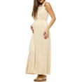 thumbnail image 2 of Women's Maternity Crochet Maxi Dress, 2 of 4