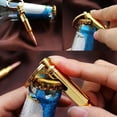 thumbnail image 2 of 1pcs Gold Bullet Bottle Opener Trousseau Balle Modèle Bouteille Outil pour Cadeau, 2 of 4