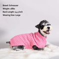 thumbnail image 4 of Chandails pour Chiens en Tricot à Câble Pull de Chien Rose à Col Roulé pour l'Automne Hiver, 4 of 7