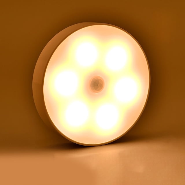 Lámpara de Luz Nocturna de LED Nocturna Blanca Tibia USB USB Recargable Montaje de Pared para la Hábitaciñón del Pasillo de la Hábitaciónica de Los Niños del Dormitorio