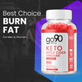 thumbnail image 6 of (5 Pack) Go90 Keto ACV Gummies - Supplement for Weight Loss - Energy & Focus Boosting Dietary Supplements for Weight Management & Metabolism - Fat Burn - 300 Gummies, 6 of 7