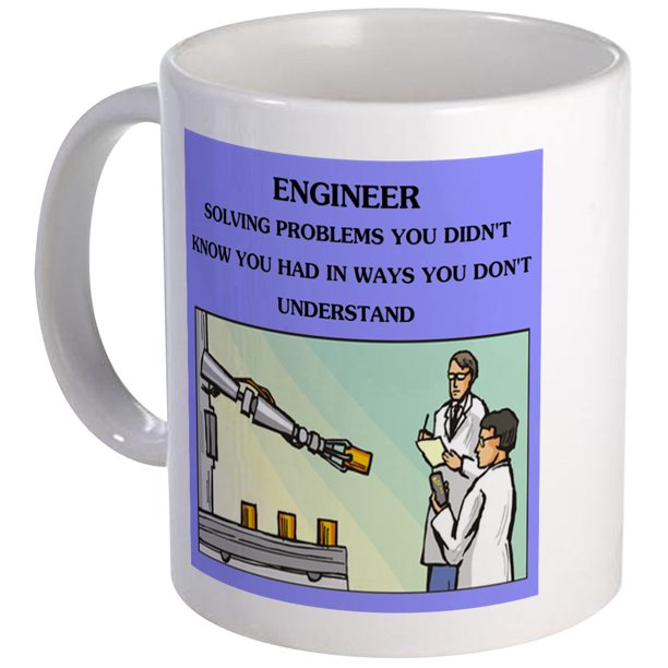 CafePress Funny Engineering Joke Mug Unique Coffee Mug, Coffee Cup