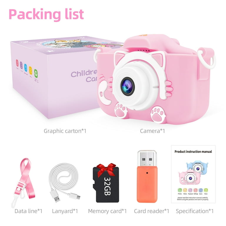 YUNYI Kids Camera 1080p HD Digital Camera for Boys and Girls