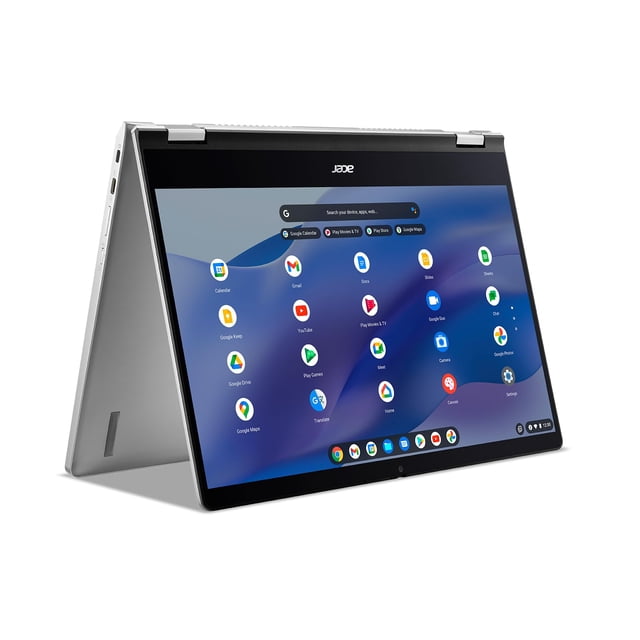 Acer Chromebook Spin 514 CP514-3HH-R6VK Laptop | AMD Ryzen 5 5625C | 14 FHD IPS Touch Display | 8GB LPDDR4X | 128GB eMMC | Wi-Fi 6 | FHD Webcam | HDMI Port | Backlit Keyboard | Chrome OS | Sleeve