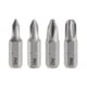 thumbnail image 1 of Uxcell 4pcs PH0/PH1/PH2/PH3 Punta de destornillador Phillips 1/4" Hex Shank 25mm/1" Longitud Magnética Bits de Cabeza Cruzada Hex S2 Acero Punta de destornillador, 1 of 7