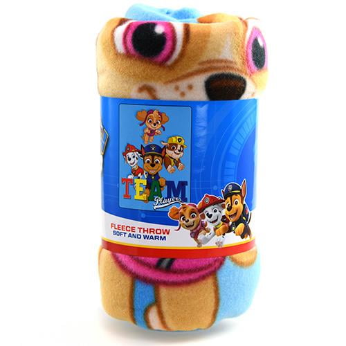 Paw Patrol I'm Cool Flannel Fleece Blanket Super Soft Bed Throw Matches Bedding 