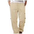 thumbnail image 3 of Zszcpp Work Pants Men Comfortable Sweat Long Athletic Bright Brief Style Relax Lounge Trousers Casual Trouser, 3 of 6