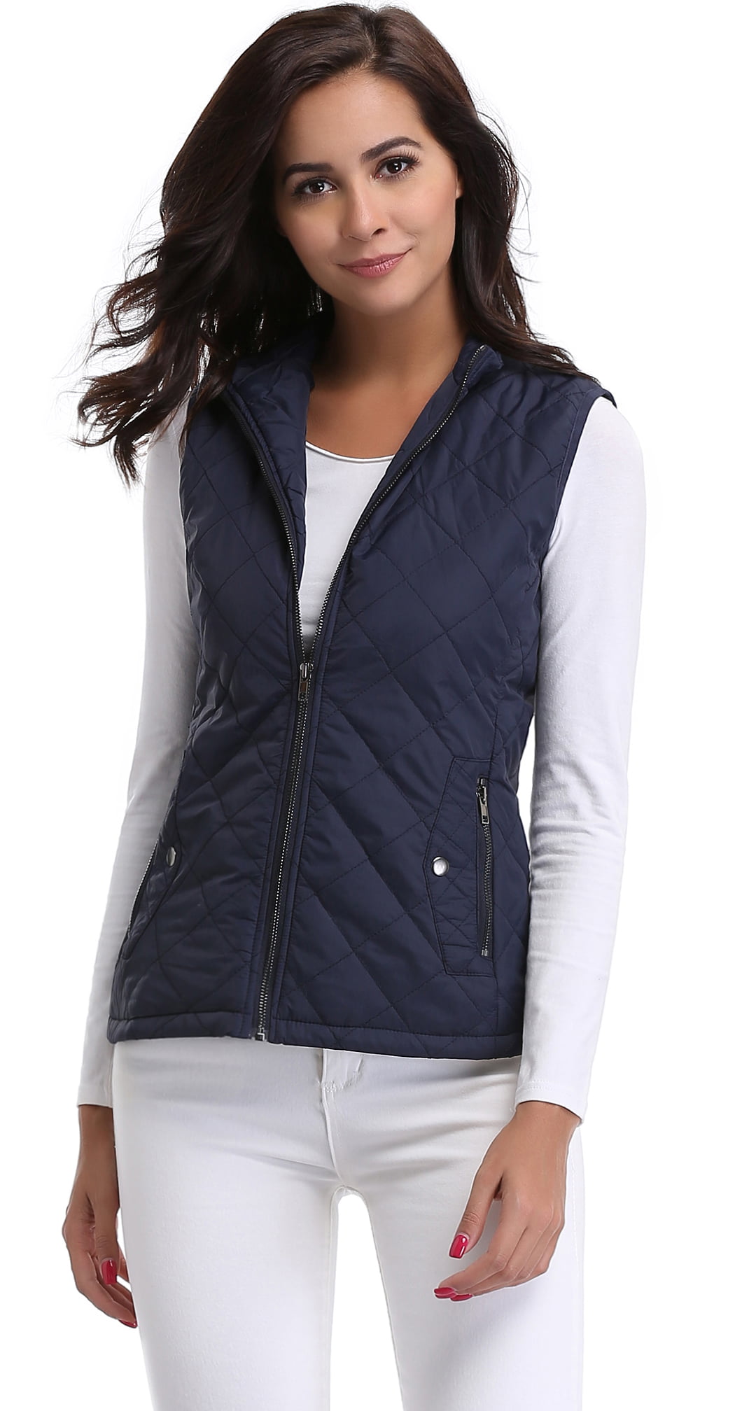 Bollé Womens Essential Quilted Zip Front Vest
