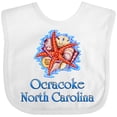 thumbnail image 3 of Inktastic Ocracoke, North Carolina Boys or Girls Baby Bib, 3 of 4