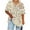 Beige, variant on Plus Size Summer Tops for Curvy Women Short Sleeve Cute Casual T-Shirt Loose Fitting Trendy Going Out Tees Shirts Pink, 2XL