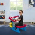 thumbnail image 4 of Disney Mickey Mouse Draw and Play Desk by Delta Children – Includes 10 Markers and Coloring Book, Blue, 4 of 12