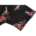 thumbnail image 5 of FINOCEANS Cárdigans tipo kimono de gasa floral para mujer, sueltos, para cubrir la playa, media manga, 5 of 5