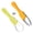 Yellow, variant on Upgraded Hand Loop Weeder Stainless Steel Hand Weed Removal Tool Iron Loop Design & for Blades Manual Weeders Plas
