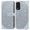 Gray, variant on T-Mobile REVVL V+ 5G Wallet Case, Flower Embossed Design Premium PU Leather Magnetic Flip Protective Phone Case Cover Women Girls with Card Slots Stand for T-Mobile REVVL V Plus 5G, Green