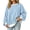 Light Blue-1, variant on Women's Crewneck Sweatshirt Long Sleeve Solid Color Pullover Loose Fit Casual Fall Winter Fashion Sweatshirt