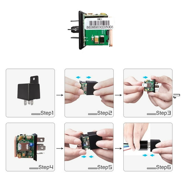 Dazone GPS Car Tracker, Portable Real Time GPS/GSM/GPRS Tracking Device for Vehicles, Cars, Motorcycle, Teens, Kids, Elderly, Equipment, Valuables Location Tracker Locator Anti-theift