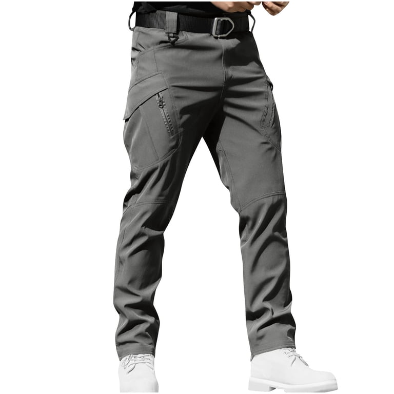 lkfuzj Men's Waterproof Work Pants with Multi-Pockets, 100