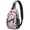 Colorful, variant on Colorful Kawaii Pink Funny Vintage Cute Candy Lightweight Travel Sling Backpack Durable Multipurpose Small Travel Backpack for Essentials