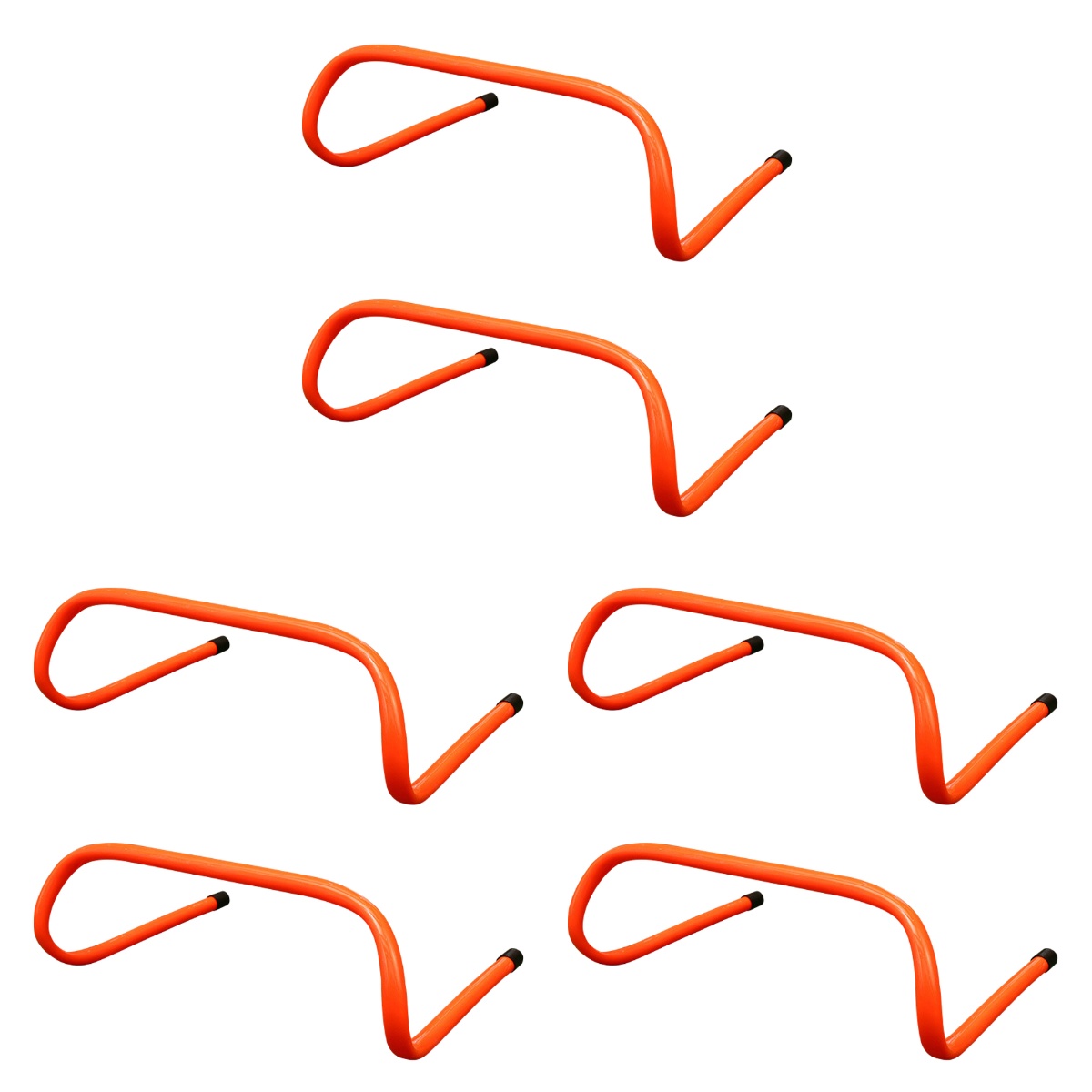 NUOLUX 6 Pcs Professional Training Hurdles Wearresistant Track Hurdles