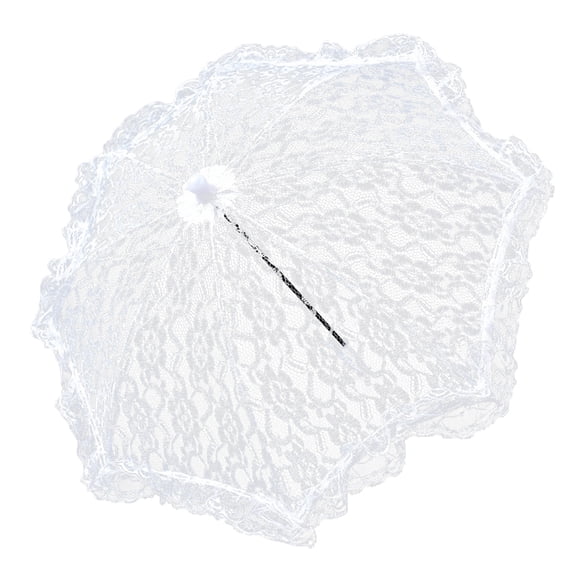 Lace Flower Umbrella – Vintage Lace Parasol for Bride, Bridesmaid, Wedding Photography, Dance & Stage Performance Props