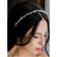 thumbnail image 2 of Rhinestone Wedding Headband Hair Vine Headpieces Gold Bridal Hair Accessories for Brides, 2 of 4