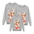thumbnail image 5 of Christmas Family Sweatshirts Christmas Printed Long Sleeve Pullover Crew Neck Christmas Family Matching Outfits Women Christmas sweatshirt, 5 of 5