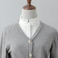 thumbnail image 4 of YEKEYI Half Shirts Layering for Women,Detachable Dickey Collar Blouse Half Shirts False Collar, 4 of 8