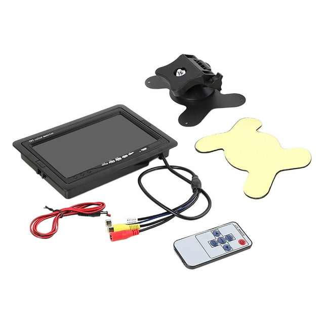Miulika 7 Inches Rearview Car LCD PaL Ntsc Video without Camera