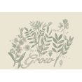 thumbnail image 2 of Grow Inspirational Vintage Botanicals Adult Natural Crew Neck Short Sleeve Tee-XXL, 2 of 4