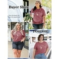 thumbnail image 3 of XCHQRTI Daisy T Shirts Women Plus Size Graphic Tshirts Casual Short Sleeve Oversized Tee, 3 of 7