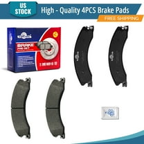 YXPCARS 4PCS Front Ceramic Brake Pads D1411