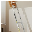 thumbnail image 4 of Aluminum Attic Ladder 350-pound Capacity 22 1/2" x 54" Opening 7-10ft Ceiling, 4 of 9