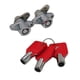 thumbnail image 4 of 2 Cerra De Alforjas Rojas Nuevas Para 3 Llaves Para Touring Electra DYNWAVEMX Candados para alforjas de motocicletas, 4 of 8