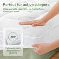 thumbnail image 5 of Niagara Sleep Solution Ultra Soft King Size Mattress Topper - Rayon Derived from Bamboo Pillow Top Mattress Pad for Back Pain Relief - Naturally Cooling for Hot Sleepers, White, 5 of 7