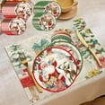 thumbnail image 2 of PEIBang 16Pcs Christmas Paper Plates,7" Disposable Paper Dinner Plates for Winter Holiday New Year Christmas Party Supplies, 2 of 6