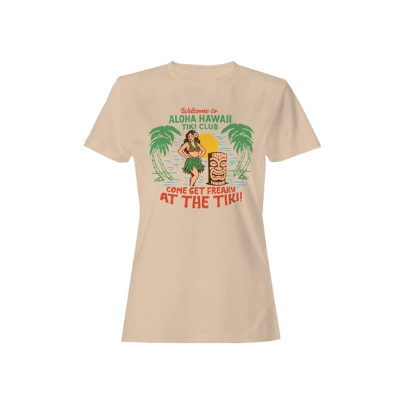 Aloha Hawaii Tiki Club Design Women's T-shirt