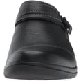 thumbnail image 2 of Clarks Mocassin Cheyn Madi pour Femme, Cuir Retourné Noir, 9 M US, 2 of 2