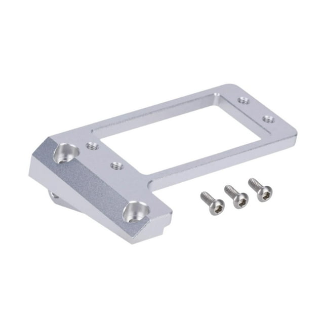 Componentes de actualización del chasis del soporte del servo RC a escala 1:10 Soporte del servo del eje delantero argén