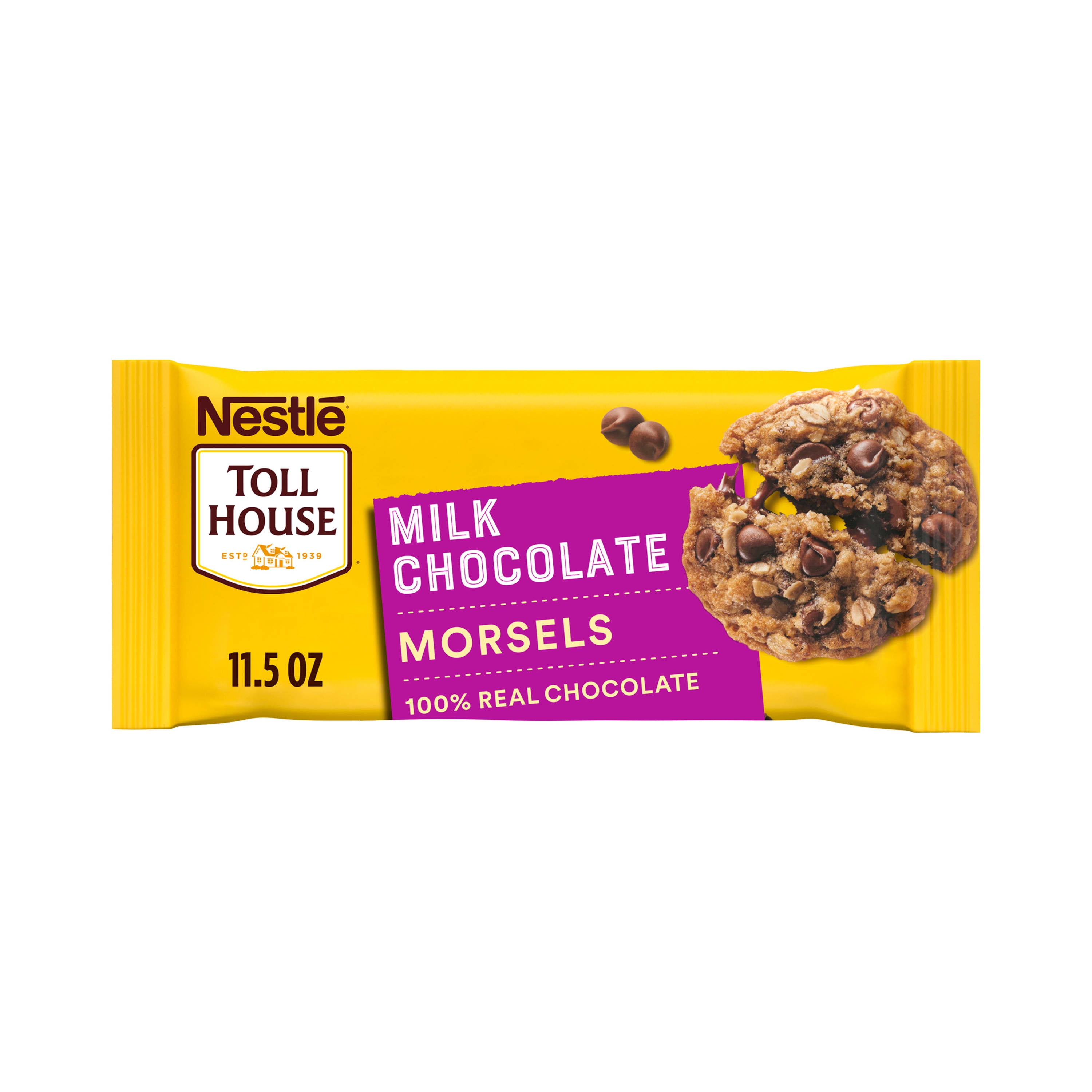 Nestle Toll House Milk Chocolate Baking Chips, 11.5 oz Bag