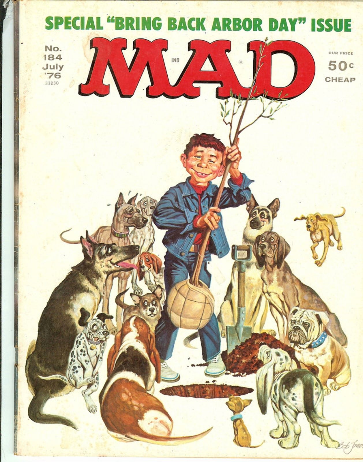 MAD Magazine Vintage Collectible #184 JULY 1976