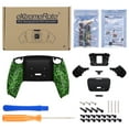 thumbnail image 3 of eXtremeRate Textrued Green Back Paddles Kit Upgrade Board Back Shell Buttons for PS5 Controller BDM-010/020, 3 of 8