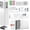 White (47PCS), variant on 2026 Upgrade Phone Cleaning Kit 47PCS, iPhone Cleaning Kit, Airbud AirPods Cleaning Kit, Keyboard, Charging Port Cleaner for Apple Lightning/Android USB-C - Includes Putty, Cloth & Wipes (White)