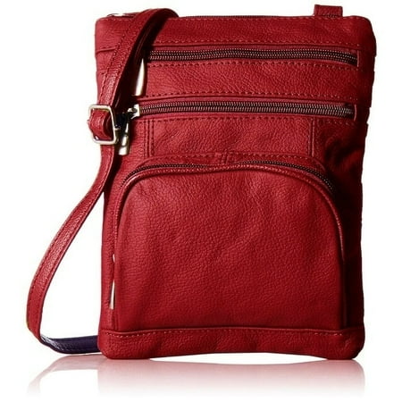 - AFONiE Fashion Geneva Genuine Leather Crossbody Handbag