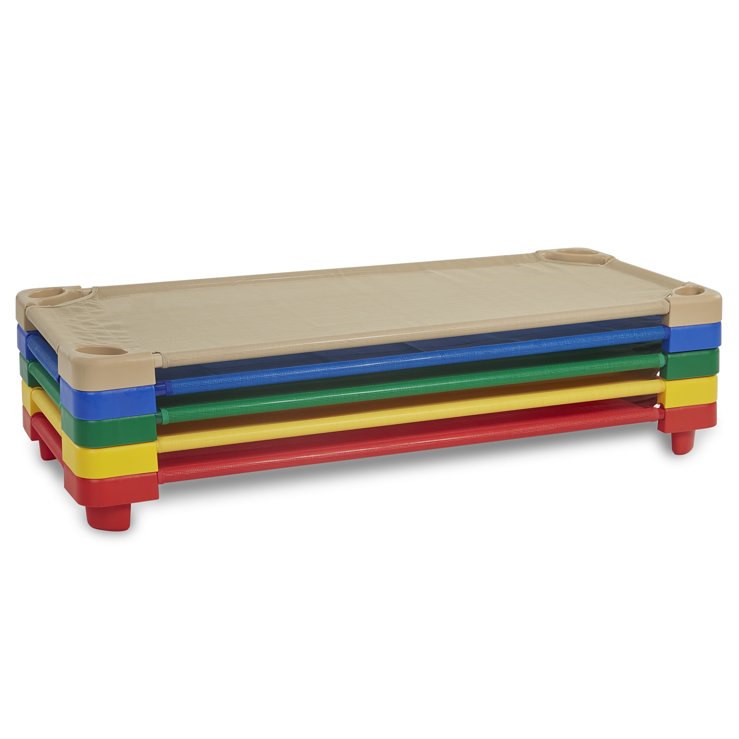 Standard Stackable Kiddie Cot 5Piece Assorted