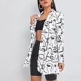 thumbnail image 1 of Fashion Women Non Positioning Printing Casual Small Suit Jacket, 1 of 4
