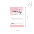 thumbnail image 5 of Koyal Wholesale Share a Memory Cards, Brushed Pink Watercolor Cards for Wedding, Life Memories, 4" x 6" 52-Pk, 5 of 5