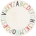 thumbnail image 2 of Circular game carpet, alphabet learning children's floor mat, multi-sized soft crawling mat, 2 of 10